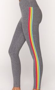 🌈SPIRITUAL GANGSTER Striped Essential High Waist